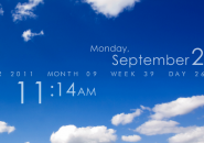 Elementary Rainmeter Theme