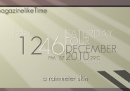 magazinelikeTime Rainmeter Theme