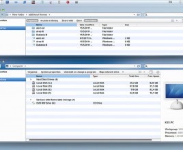 Always shown folderband theme for windows 7