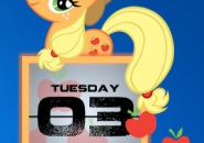 Apple Jack Rainmeter Skin For Windows 7