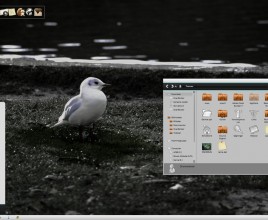 Autumn in Noir theme for windows 7