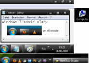 Basic black theme for windows 7