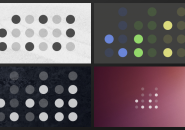 Binary Coloured Clock Rainmeter Theme For Windows 7