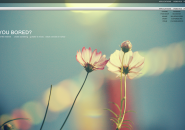 Blossoms Shaded Rainmeter Skin
