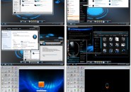 Blue alienware theme for windows 7