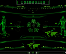 Crysis2 Rainmeter Theme for Windows 7