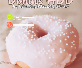 Donuts HDD Windows 7 Rainmeter Skin