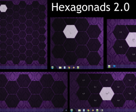 Hexagonads Rainmeter Skin