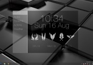 HomeScreen  Windows 7 Rainmeter Skin