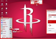 Houston Rockets Windows Blind Theme