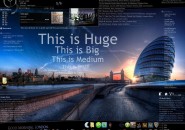 London View Rainmeter Skin For Windows 7