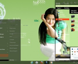 Mango on hyun theme for windows 7