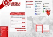 Median Lines Windows Blind Theme