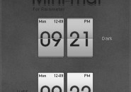 Mini-Mal Calendar Windows 7 Rainmeter Theme