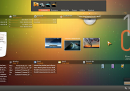 Orange Glows Rainmeter Theme For Windows 7