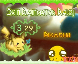 Pikachu Windows 7 Rainmeter Skin