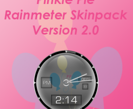 Pinkie Pie Rainmeter Theme For Windows 7