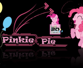 Pinky Pie Rainmeter Skin for windows 7