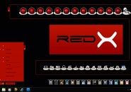 Red X Tab Windows Blind Theme