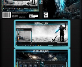 Red faction theme for windows 7