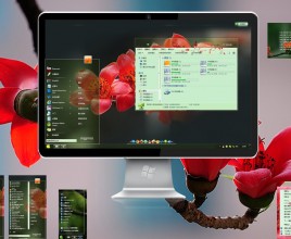 Red plum 2 theme for windows 7