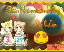 Rin Y Len Reloj Windows 7 Rainmeter Skin