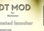 SDT MOD Windows 7 Rainmeter Skin
