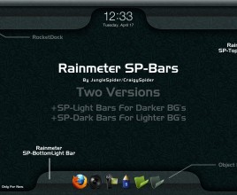 SP Bars Rainmeter Theme For Windows 7