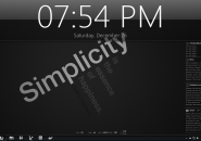 Simplicity version 1.5 theme for windows 7
