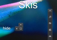 Skis Port Windows 7 Rainmeter Theme