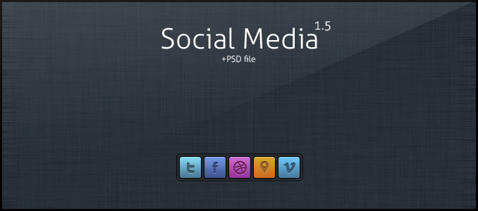 Social Media Rainmeter Theme For Windows 7