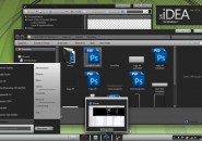 Split iDEA v0.5 theme for windows 7