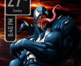 Venom Calendar Windows 7 Rainmeter Skin