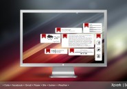 X Park Windows 7 Rainmeter Skin