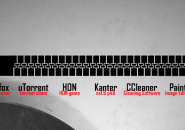 Zip Nera Black Windows 7 Rainmeter Theme