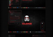 clone red theme for windows 7