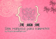 Mariposa Rainmeter Skins