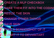 Pinkie Checklist Rainmeter Skins