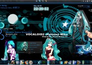 Project Aqua Rainmeter Skins