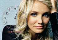 Cameron Diaz Clock Screensaver