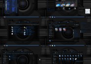 dark blue onix Windows 7 Visual Styles