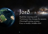 Jord Rotating Earth Rainmeter Theme
