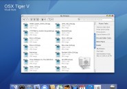 OSX Tiger Visual Style Theme for Windows7