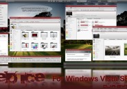 Red Ice visual Style Theme for Windows7