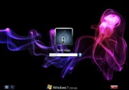 Color Smoke Logon Screen for Windows7
