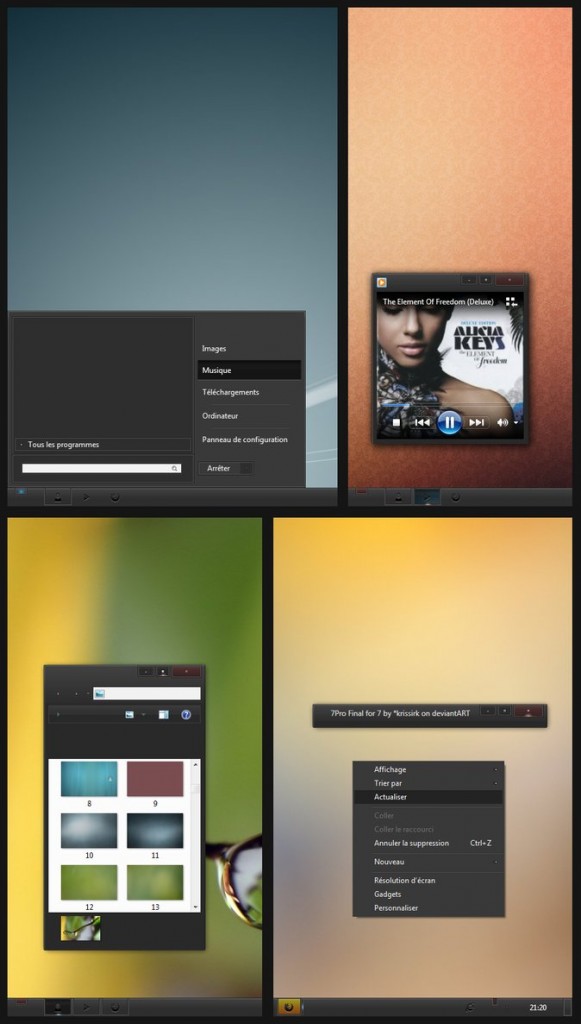 Aero x final theme for windows 7