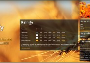 Rainify Rainmeter Theme