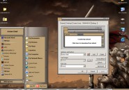 Amber Yelled Windows Blind Theme