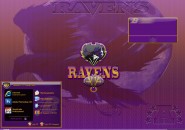 Batimored Ravens Windows Blind Theme