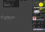 Carbon Updated Windows Rainmeter Skin